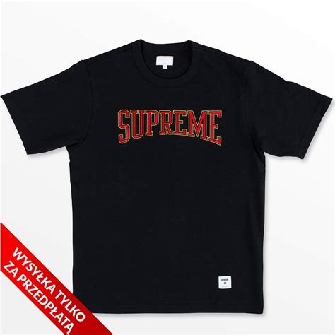 black supreme shirt